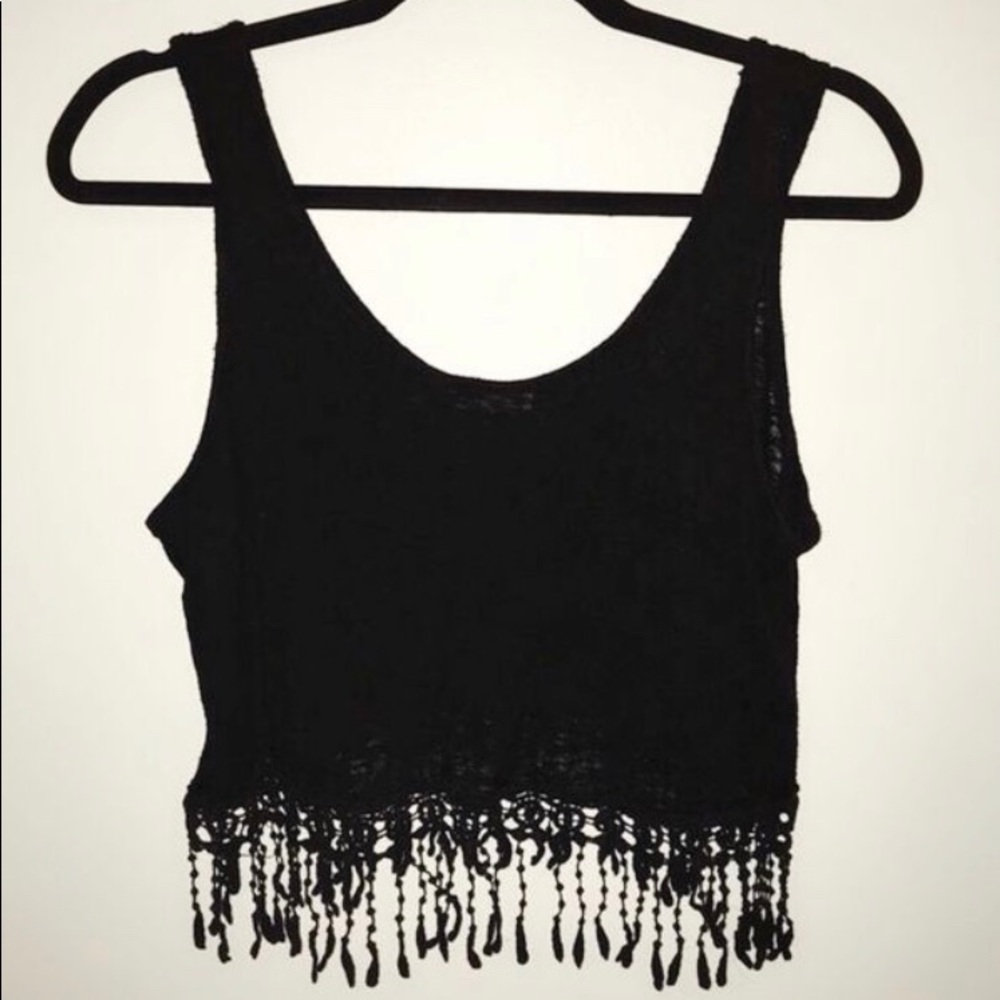 Black Crop Top